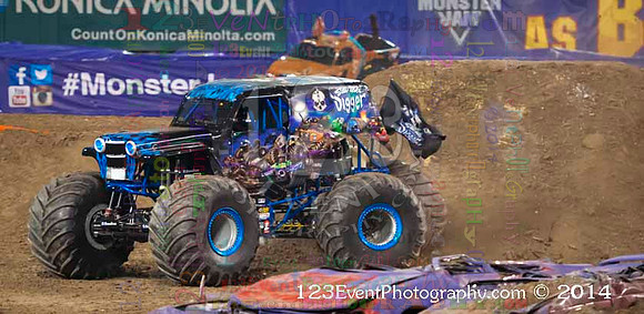2014-02-08 MONSTER JAM® @ Anaheim #3 Angel Stadium