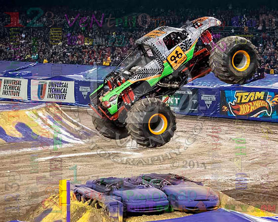 2014-01-25 MONSTER JAM® @ Anaheim #2 Angel Stadium