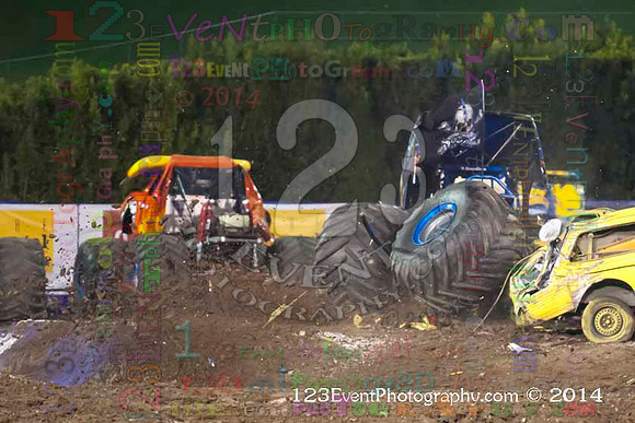 2014-02-08 MONSTER JAM® @ Anaheim #3 Angel Stadium