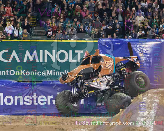 2014-02-08 MONSTER JAM® @ Anaheim #3 Angel Stadium