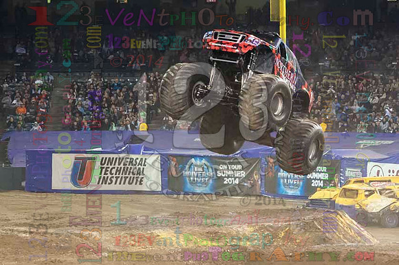 2014-01-25 MONSTER JAM® @ Anaheim #2 Angel Stadium