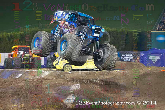 2014-02-08 MONSTER JAM® @ Anaheim #3 Angel Stadium