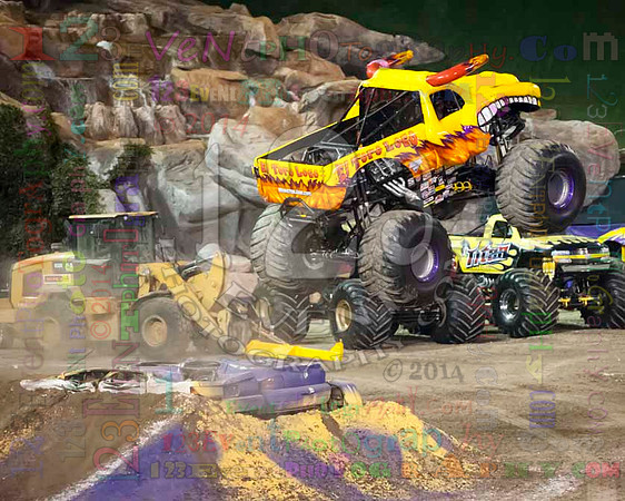 2014-01-25 MONSTER JAM® @ Anaheim #2 Angel Stadium