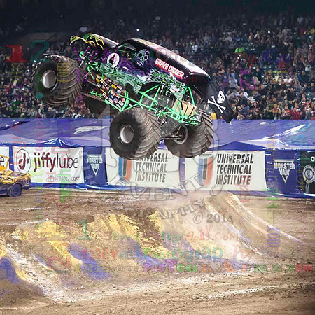 2014-01-25 MONSTER JAM® @ Anaheim #2 Angel Stadium