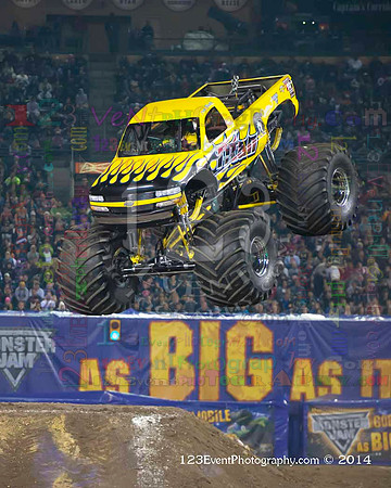 2014-02-08 MONSTER JAM® @ Anaheim #3 Angel Stadium