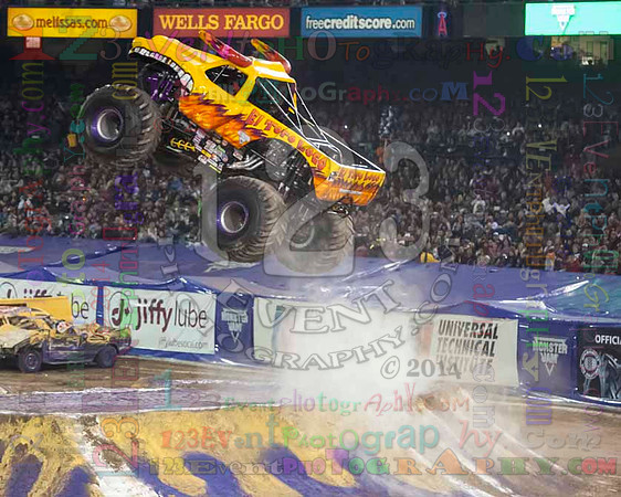 2014-01-25 MONSTER JAM® @ Anaheim #2 Angel Stadium