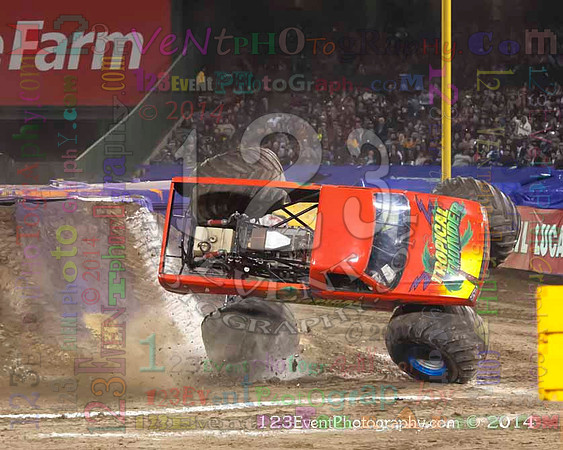 2014-02-08 MONSTER JAM® @ Anaheim #3 Angel Stadium