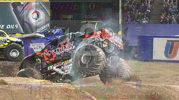 2014-01-25 MONSTER JAM® @ Anaheim #2 Angel Stadium
