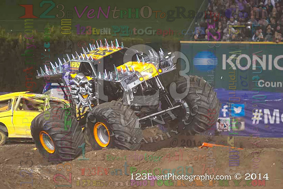 2014-02-08 MONSTER JAM® @ Anaheim #3 Angel Stadium
