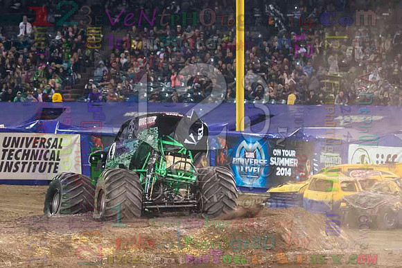 2014-01-25 MONSTER JAM® @ Anaheim #2 Angel Stadium