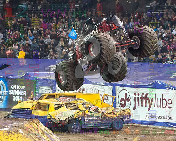 2014-01-25 MONSTER JAM® @ Anaheim #2 Angel Stadium