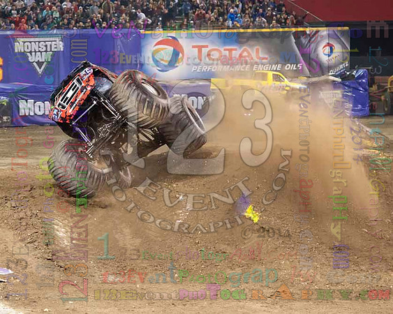 2014-01-25 MONSTER JAM® @ Anaheim #2 Angel Stadium