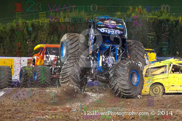 2014-02-08 MONSTER JAM® @ Anaheim #3 Angel Stadium
