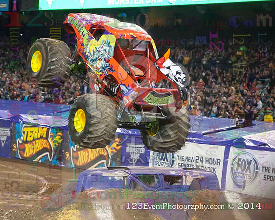 2014-02-08 MONSTER JAM® @ Anaheim #3 Angel Stadium