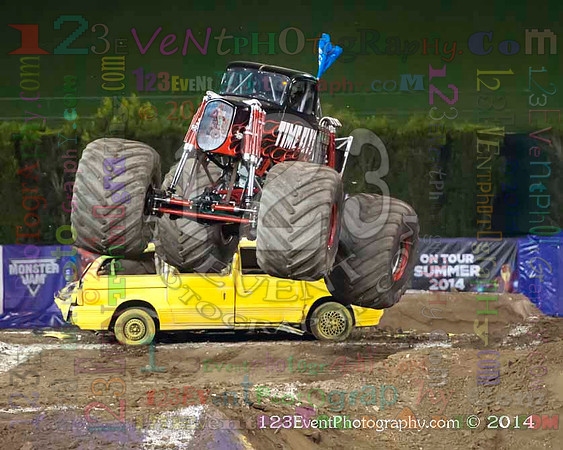 2014-02-08 MONSTER JAM® @ Anaheim #3 Angel Stadium