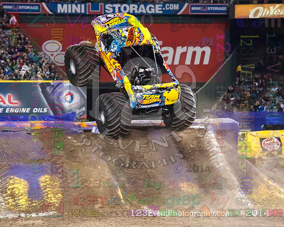 2014-02-08 MONSTER JAM® @ Anaheim #3 Angel Stadium