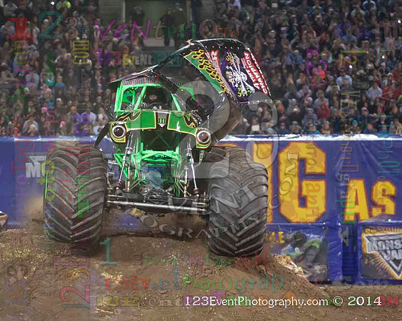 2014-02-08 MONSTER JAM® @ Anaheim #3 Angel Stadium