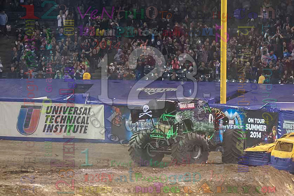 2014-01-25 MONSTER JAM® @ Anaheim #2 Angel Stadium