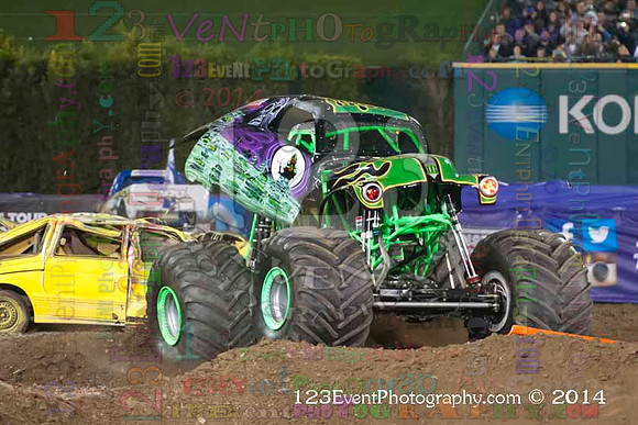 2014-02-08 MONSTER JAM® @ Anaheim #3 Angel Stadium