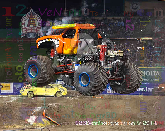 2014-02-08 MONSTER JAM® @ Anaheim #3 Angel Stadium