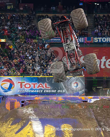 2014-02-08 MONSTER JAM® @ Anaheim #3 Angel Stadium