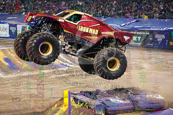 2014-01-25 MONSTER JAM® @ Anaheim #2 Angel Stadium