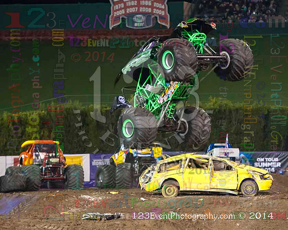 2014-02-08 MONSTER JAM® @ Anaheim #3 Angel Stadium