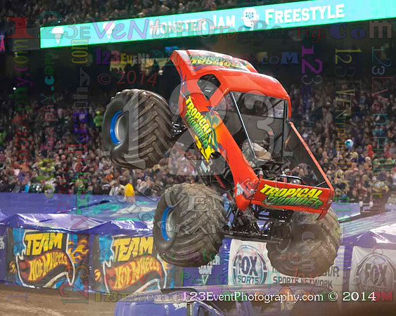 2014-02-08 MONSTER JAM® @ Anaheim #3 Angel Stadium
