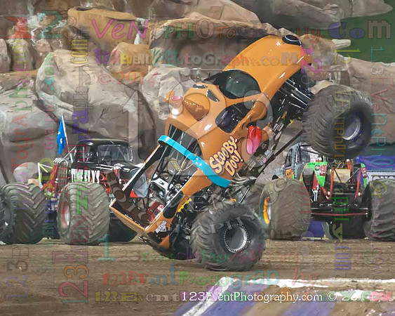2014-02-08 MONSTER JAM® @ Anaheim #3 Angel Stadium