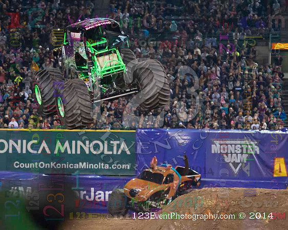 2014-02-08 MONSTER JAM® @ Anaheim #3 Angel Stadium