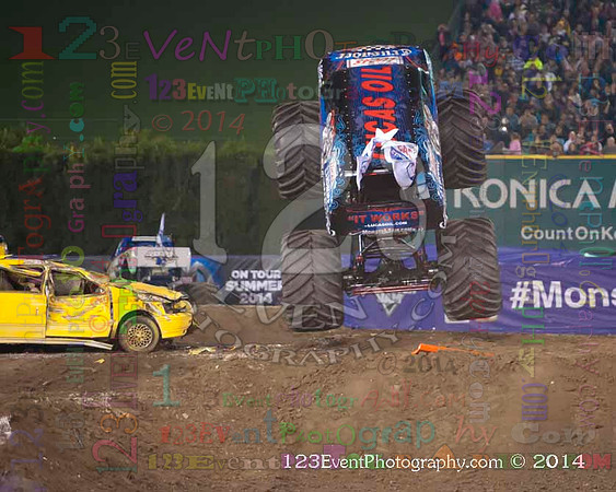 2014-02-08 MONSTER JAM® @ Anaheim #3 Angel Stadium