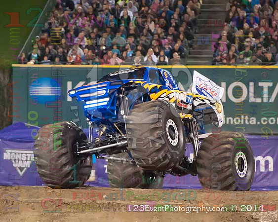 2014-02-08 MONSTER JAM® @ Anaheim #3 Angel Stadium