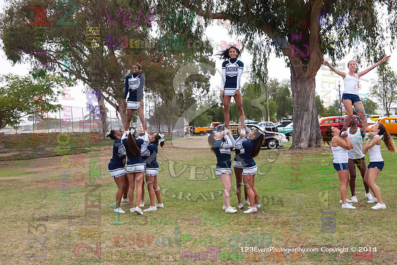 2014 Madison High Cheer Squad at Clairemont Family Day
