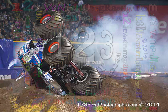 2014-02-08 MONSTER JAM® @ Anaheim #3 Angel Stadium