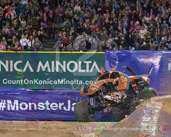 2014-02-08 MONSTER JAM® @ Anaheim #3 Angel Stadium
