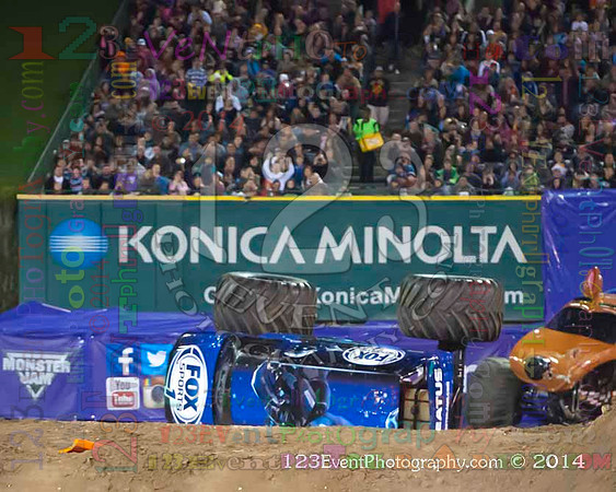 2014-02-08 MONSTER JAM® @ Anaheim #3 Angel Stadium