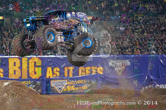 2014-02-08 MONSTER JAM® @ Anaheim #3 Angel Stadium