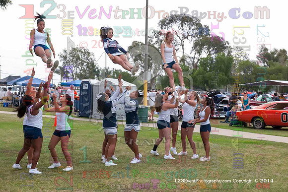 2014 Madison High Cheer Squad at Clairemont Family Day