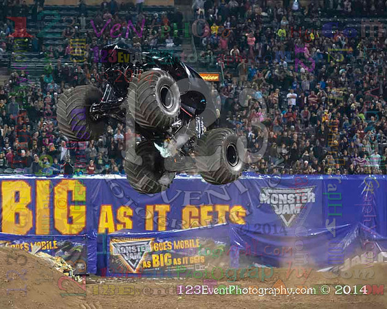 2014-02-08 MONSTER JAM® @ Anaheim #3 Angel Stadium
