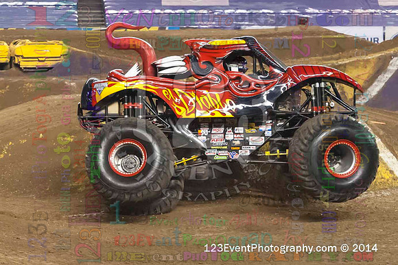 2014-01-18 MONSTER JAM® @ Qualcomm Stadium
