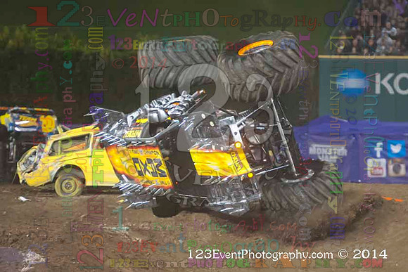 2014-02-08 MONSTER JAM® @ Anaheim #3 Angel Stadium