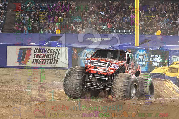 2014-01-25 MONSTER JAM® @ Anaheim #2 Angel Stadium
