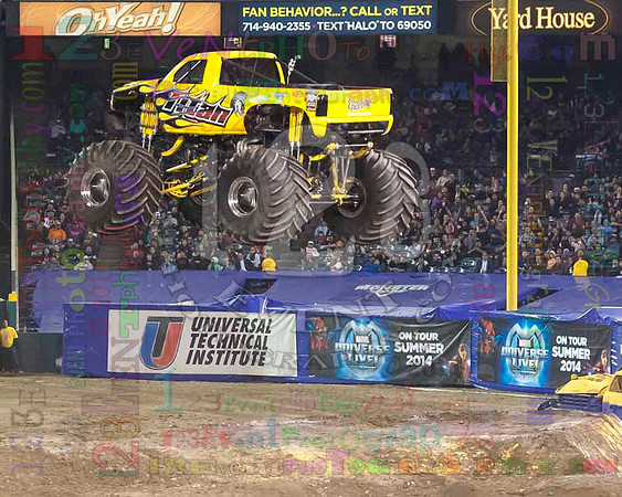 2014-01-25 MONSTER JAM® @ Anaheim #2 Angel Stadium