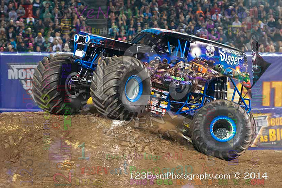 2014-02-08 MONSTER JAM® @ Anaheim #3 Angel Stadium