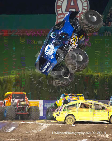 2014-02-08 MONSTER JAM® @ Anaheim #3 Angel Stadium