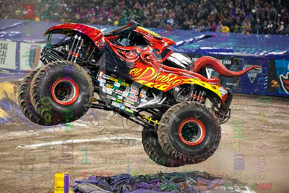 2014-01-25 MONSTER JAM® @ Anaheim #2 Angel Stadium