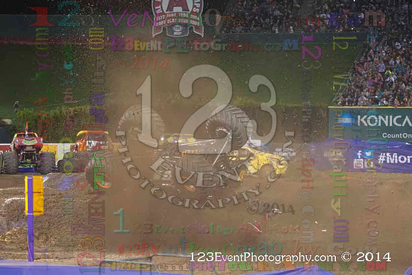 2014-02-08 MONSTER JAM® @ Anaheim #3 Angel Stadium