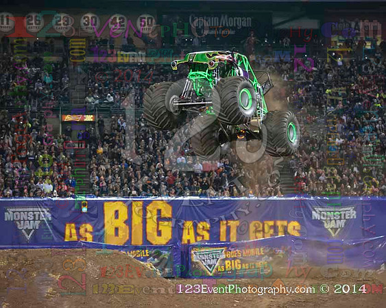 2014-02-08 MONSTER JAM® @ Anaheim #3 Angel Stadium