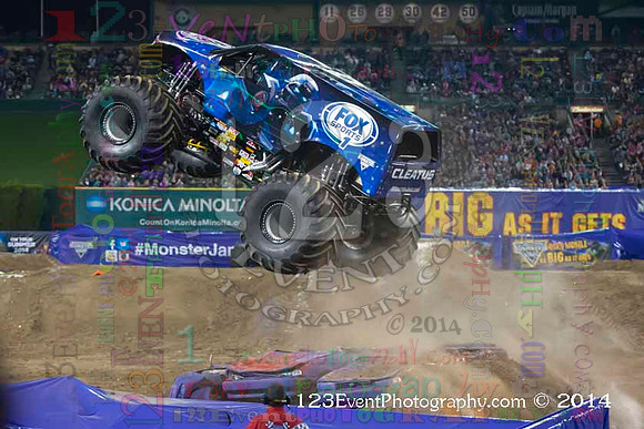 2014-02-08 MONSTER JAM® @ Anaheim #3 Angel Stadium