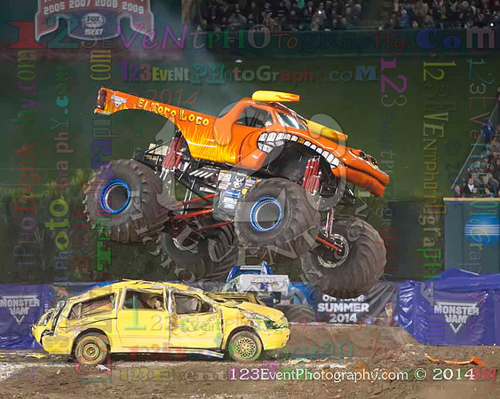 2014-02-08 MONSTER JAM® @ Anaheim #3 Angel Stadium